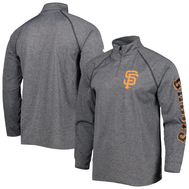 Men's Fanatics Branded Black San Francisco Giants Tough Minded Quarter-Zip Jacket