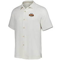 Chemise boutonnée Tommy Bahama Sport Tropic Isles Camp des Giants de San Francisco pour homme, blanc