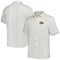 Chemise boutonnée Tommy Bahama Sport Tropic Isles Camp des Giants de San Francisco pour homme, blanc