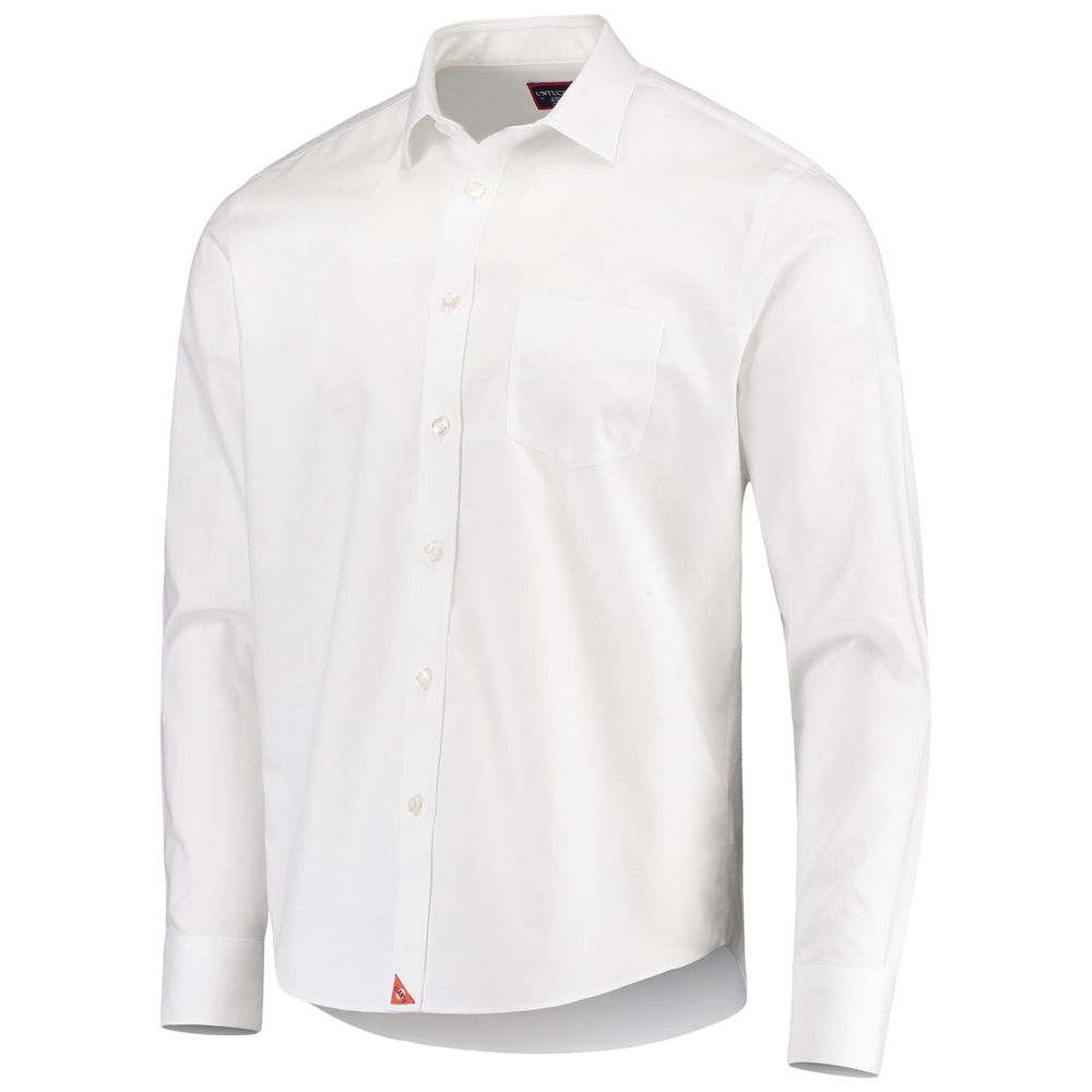 UNTUCKit Men's UNTUCKit White San Francisco Giants Button-Up Long Sleeve  Shirt