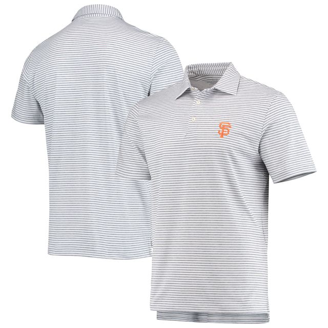 Polo pour homme Vineyard Vines gris San Francisco Giants Heathered Winstead Sankaty