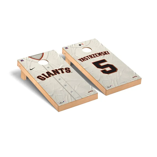 Lids Mike Yastrzemski San Francisco Giants Jersey Design Desktop Cornhole  Game Set