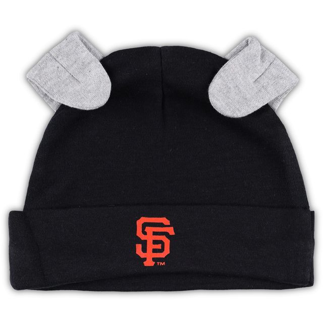 Ensemble body, chapeau et pantalon à pieds pour nouveau-né nourrisson, noir/blanc, San Francisco Giants Dream Team