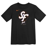 Preschool Nike  Black San Francisco Giants 2025 City Connect Logo T-Shirt