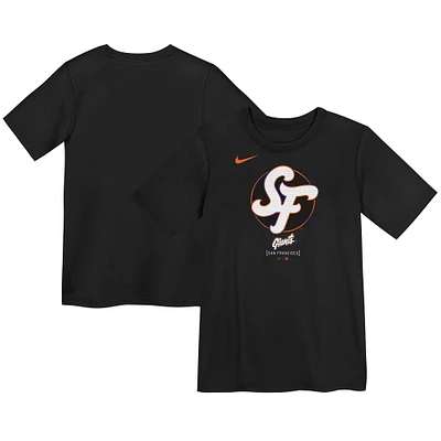 Preschool Nike  Black San Francisco Giants 2025 City Connect Logo T-Shirt