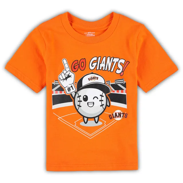 San Francisco Giants Fanatics Branded Number One Dad Team T-Shirt - Orange