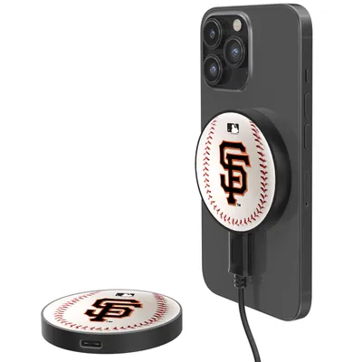 San Francisco Giants 10-Watt Baseball Design Wireless Magnetic Charger
