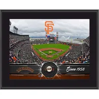 Plaque de stade d'équipe sublimée 10" x 13" des Giants de San Francisco