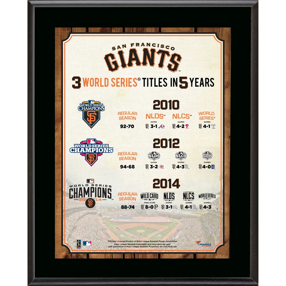 San Francisco Giants Game One 2010 World Series Framed Poster