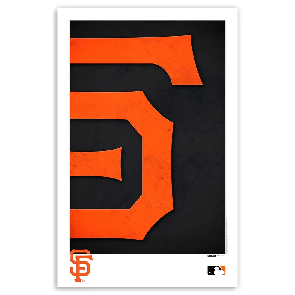 San Francisco Giants 24 x 34.75 Magnetic Framed Logo Poster