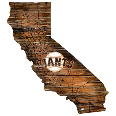 San Francisco Giants 12'' Road Map State Cutout Sign