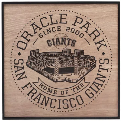 San Francisco Giants 12'' x 12'' Team Framed Wood Stadium Sign