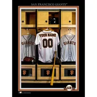 Lids San Francisco 49ers 12'' x 16'' Personalized Team Jersey Print