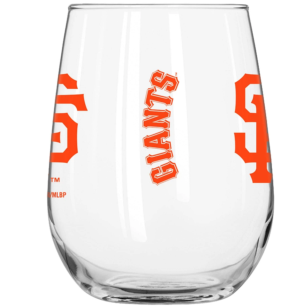 Giants de San Francisco 16oz. Verre à boisson courbé Gameday