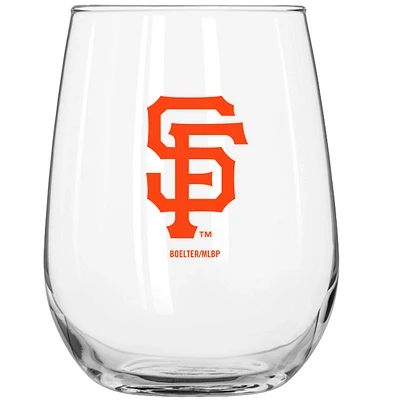 Giants de San Francisco 16oz. Verre à boisson courbé Gameday