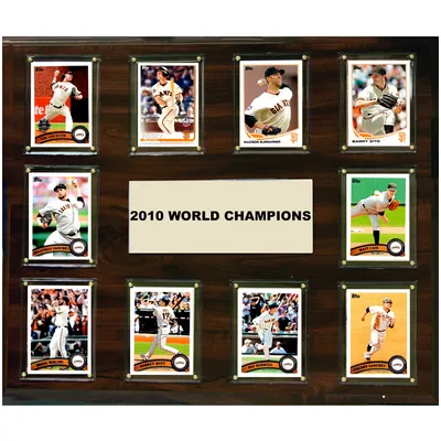 San Francisco Giants 2010 World Series Champions 12'' x 15'' Plaque