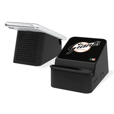 San Francisco Giants 5-Watt Solid Cooperstown Design Wireless Charging Station and Bluetooth Speaker