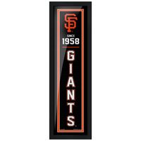 San Francisco Giants - 6'' x 22'' Established Framed Artwork