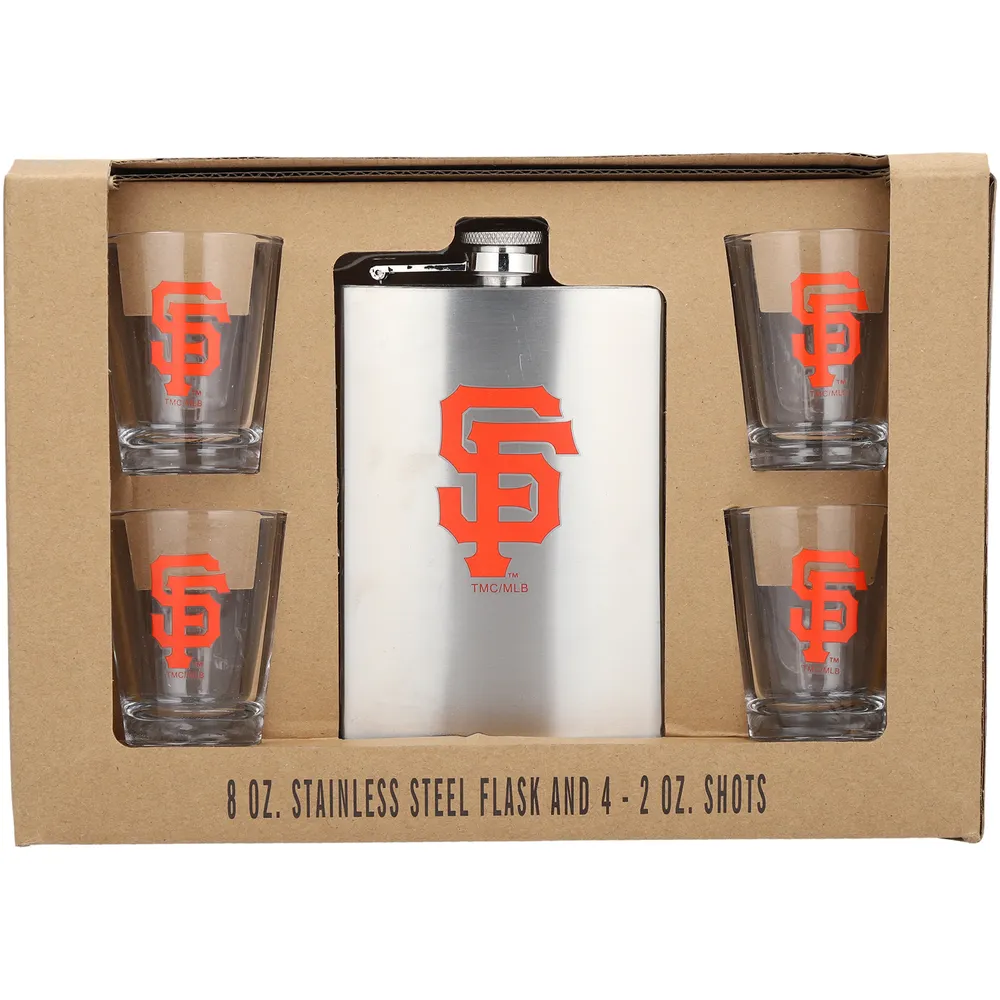 San Francisco Giants 8oz. Stainless Steel Flask & 2oz. Shot Glass Set