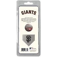 Giants de San Francisco - Rempli de terre utilisée lors d'un match à domicile