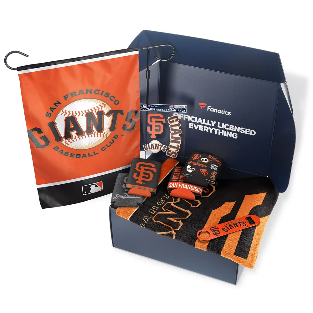 San Francisco Giants Tee Shirt Lrg Baseball Black Orange Textured Lettering