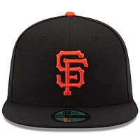 San Francisco Giants New Era Game Authentic Collection On-Field 59FIFTY - Chapeau ajusté Noir