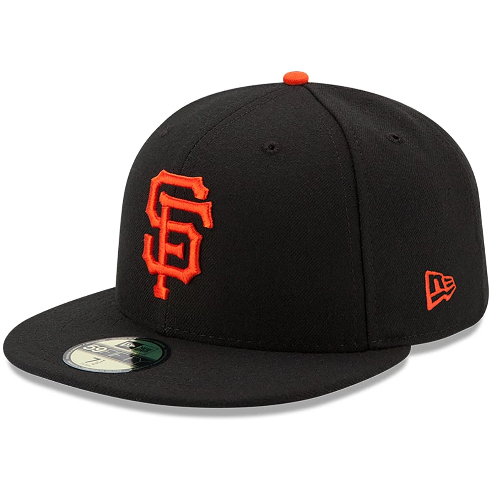 San Francisco Giants New Era Youth Game Authentic Collection On-Field 59FIFTY - Casquette ajustée Noir