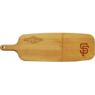 San Francisco Giants Personalized Bamboo Paddle Serving Board