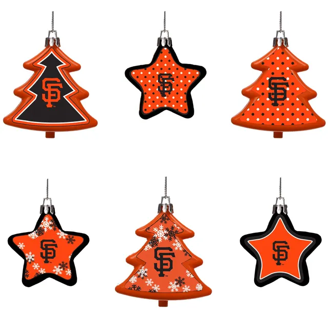 San Francisco 49ers Holiday Ball Ornaments 12-Pack