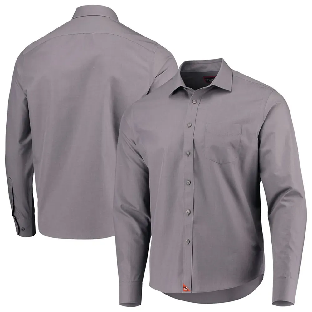 San Francisco Giants Untuckit Button-Up Long Sleeve Shirt - Gray