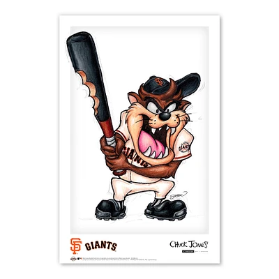 Tasmanian Devil San Francisco Giants 11" x 17" Looney Tunes Poster Print