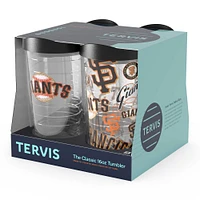 Tervis San Francisco Giants, paquet de quatre, 16 oz. Ensemble de gobelets classiques