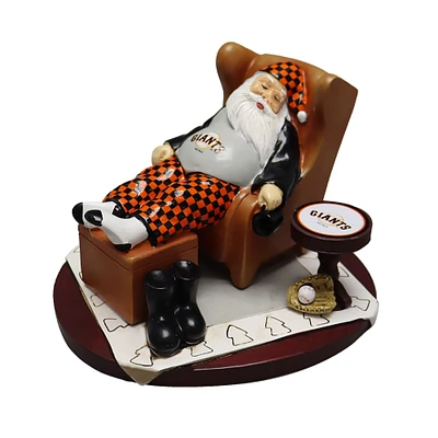 Figurine du Père Noël au repos des Giants de San Francisco de The Memory Company