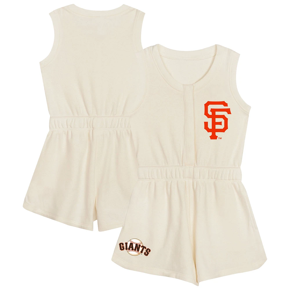 Toddler  Cream San Francisco Giants Power Tank Romper