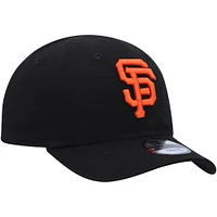 Casquette réglable New Era San Francisco Giants Team 9TWENTY noire pour tout-petit