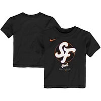 Toddler Nike  Black San Francisco Giants 2025 City Connect Logo T-Shirt