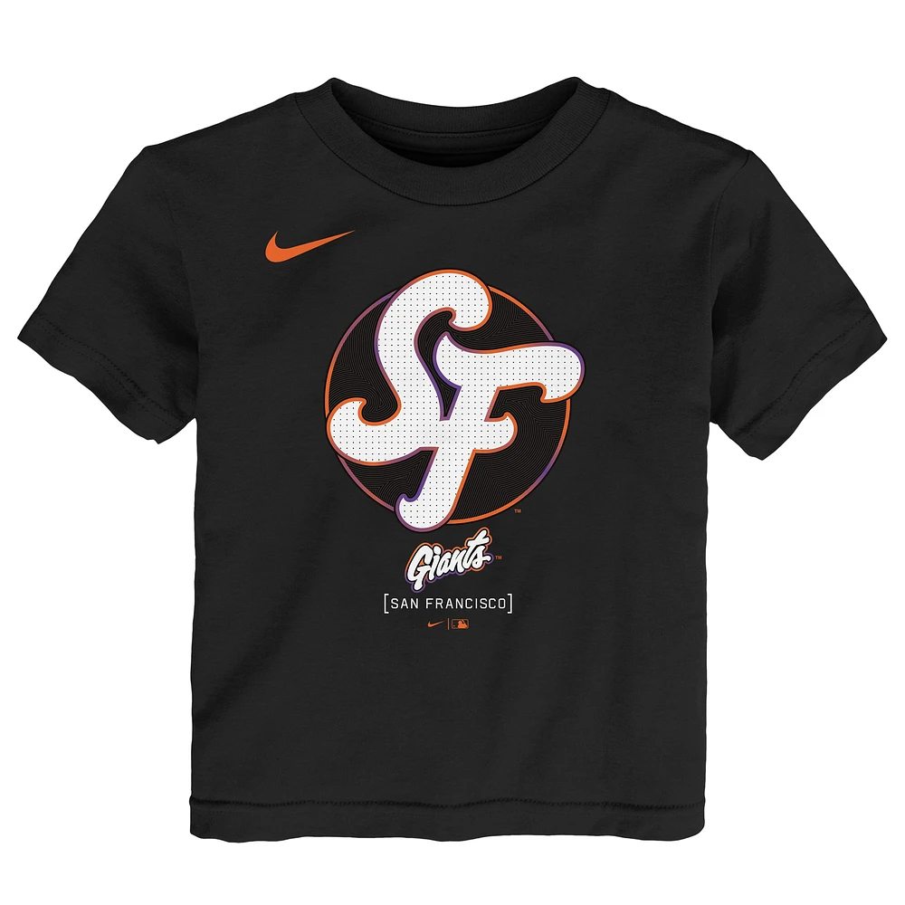 Toddler Nike  Black San Francisco Giants 2025 City Connect Logo T-Shirt