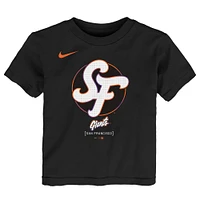 Toddler Nike  Black San Francisco Giants 2025 City Connect Logo T-Shirt