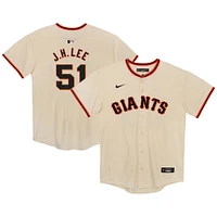 Maillot Nike Jung Hoo Lee pour tout-petits, couleur crème, le match à domicile des San Francisco Giants