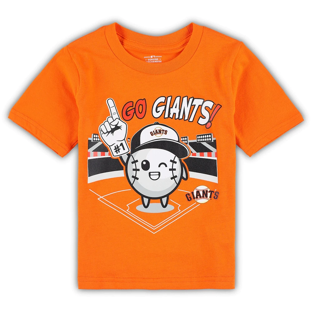 Toddler Orange San Francisco Giants Ball Boy T-Shirt