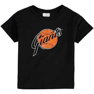 San Francisco Giants Soft As A Grape Toddler Cooperstown Collection Shutout T-Shirt - Black