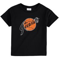 Toddler Soft As A Grape Black San Francisco Giants Cooperstown Collection Shutout T-Shirt