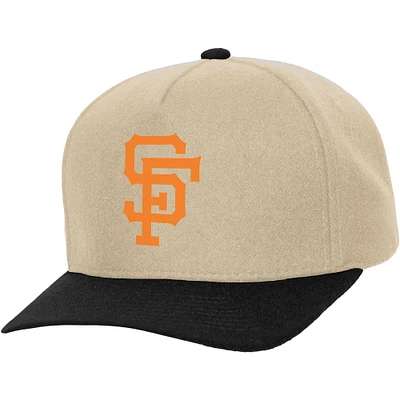 Unisex Mitchell & Ness  Cream San Francisco Giants Basic Coop Pro Adjustable Hat