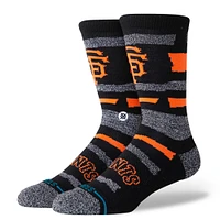 Chaussettes unisexes Stance San Francisco Giants Squeeze Tri-Blend Knit Crew