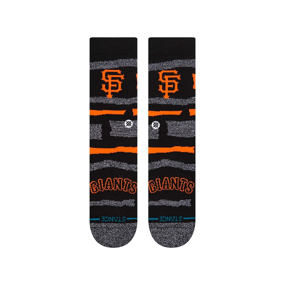 Chaussettes unisexes Stance San Francisco Giants Squeeze Tri-Blend Knit Crew