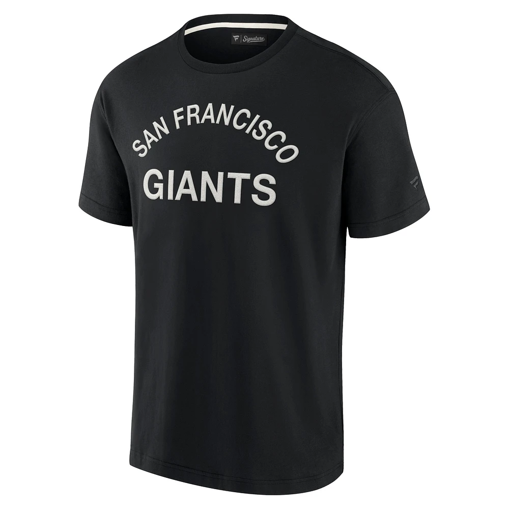 Unisex Fanatics Black San Francisco Giants Elements Super Soft Short Sleeve T-Shirt