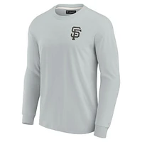 Unisex Fanatics Gray San Francisco Giants Elements Super Soft Long Sleeve T-Shirt