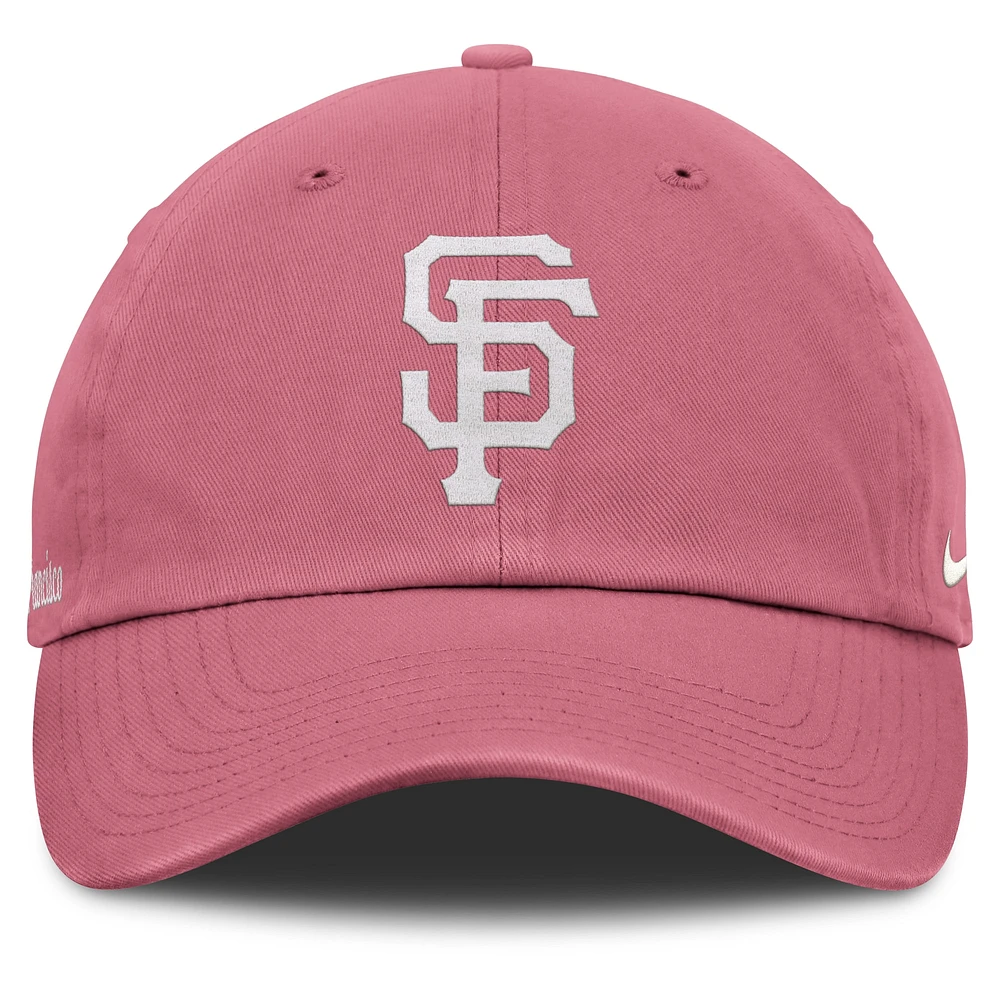 Unisex Nike Pink San Francisco Giants Club Adjustable Hat