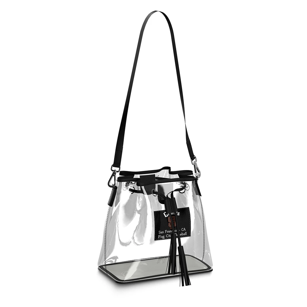 WEAR by Erin Andrews San Francisco Giants Clear Stadium Bucket Purse