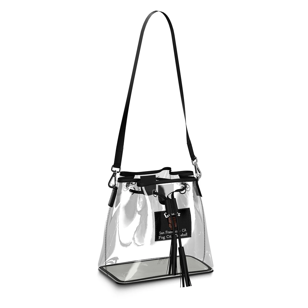 WEAR by Erin Andrews San Francisco Giants Clear Stadium Bucket Purse